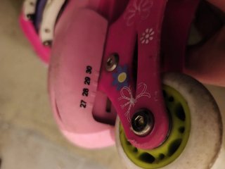 Patines 27-30  y Casco S 50-56Minnie Mouse