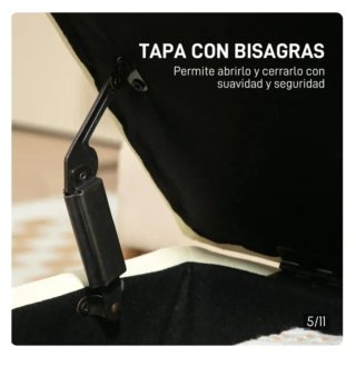 Sofá baúl tela beige