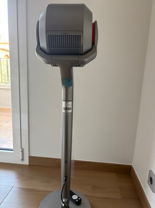 Ventilador Equation Plata y Rojo