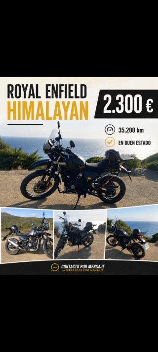 Royal Enfield Himalayan 2018 Negra