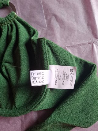 Bikini Pain de Sucre verde nuevo