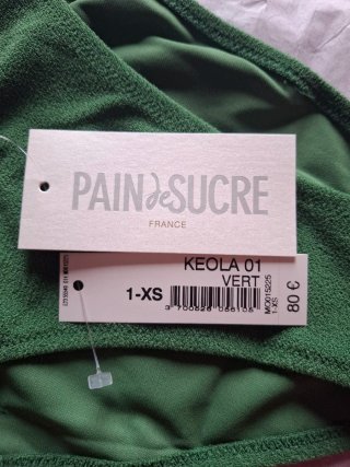 Bikini Pain de Sucre verde nuevo