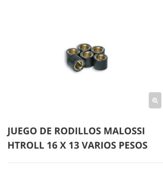Rodillos Malossi HTroll 16x13 5.1g