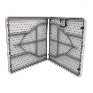 Tavolo da Esterno Pieghevole Bianco 240x74x74cm