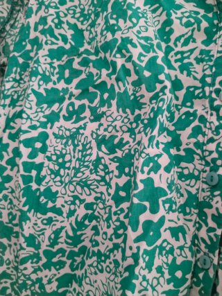 Camisa verde estampada ANTEA talla 44