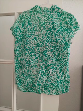Camisa verde estampada ANTEA talla 44