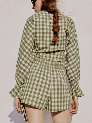 Conjunto cuadros vichy zara Talla S y M