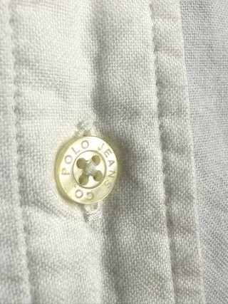 Camicia Polo Jeans Ralph Lauren Uomo L Bianca