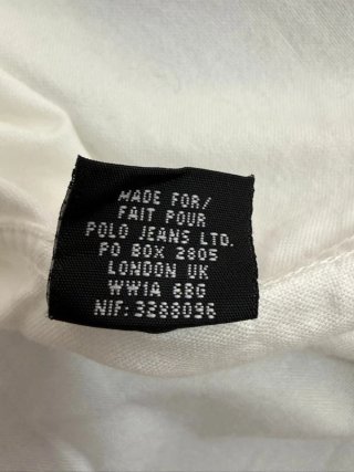 Camicia Polo Jeans Ralph Lauren Uomo L Bianca