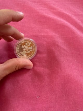 Moneda 50 Litu Plata 925 Lituania 1995