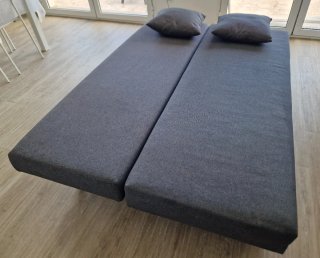 Sofá cama IKEA Asarum 3 Plazas Gris