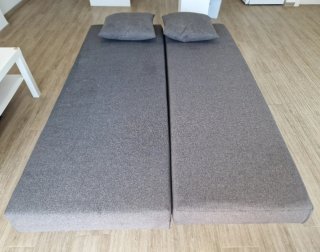 Sofá cama IKEA Asarum 3 Plazas Gris