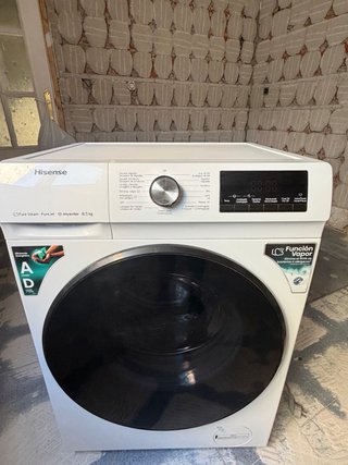 Lavadora  secadora Hisense 8/5 kg Pure Steam