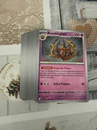 Pack 62 cartas Pokemon PFL Español