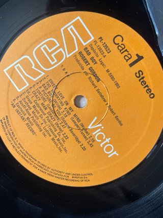 Vinilo Robert Gordon Bad Boy