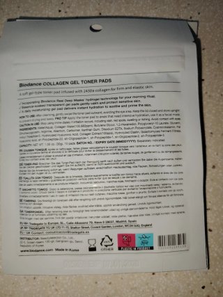 Biodance Collagen Gel Toner Pads