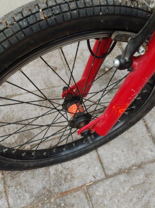Bicicleta BMX Roja