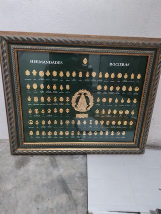 Cuadro Hermandades Rocieras con Medallas