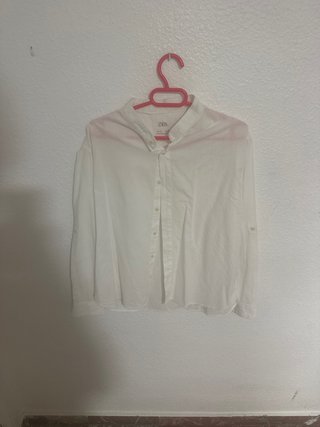 Camisa Zara Blanca Talla L