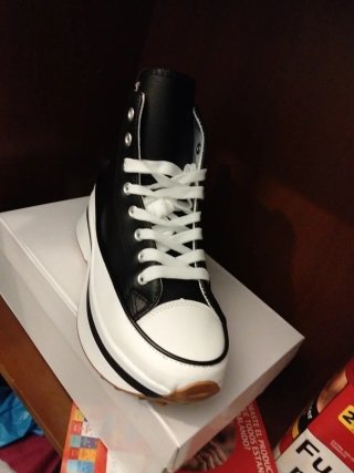 Converse Botas Polipiel Negras y Blancas