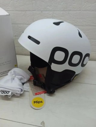 Casco de esquí POC blanco