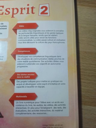 Esprit 2. Cuaderno de ejercicios