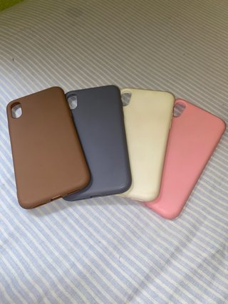 Pack 4 fundas iPhone X
