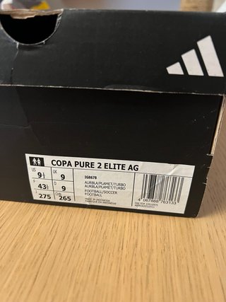 Botas de Fútbol Adidas Copa Negras y Rojas