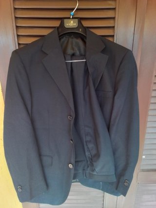 Completo uomo A. Basile nero TG 50