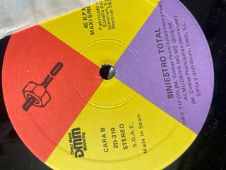 Vinilo Sinestro Total Maxi-Single 45 RPM