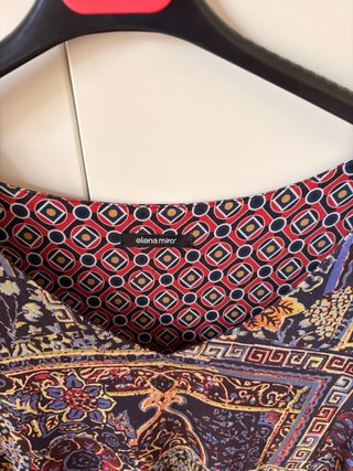 Blusa Elena Mirò manica 3/4 fantasia