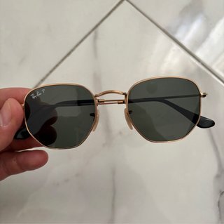 Gafas Ray-Ban Hexagonal RB3548-N Doradas/Grises
