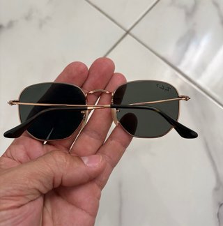 Gafas Ray-Ban Hexagonal RB3548-N Doradas/Grises