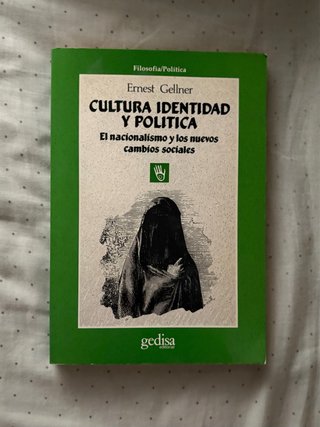Ernest Gellner CULTURA IDENTIDAD Y POLITICA