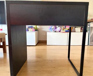 Escritorio Ikea Micke Negro-Marrón 73x50
