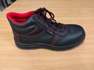 Zapatos de seguridad FORLI negros y rojos