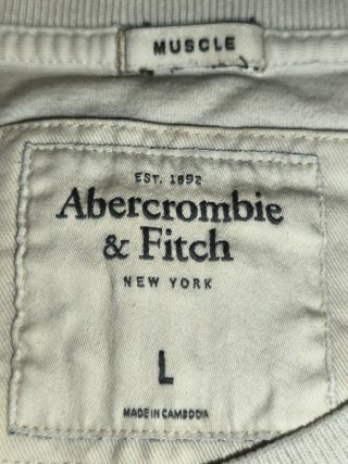 Camiseta Abercrombie & Fitch Blanca