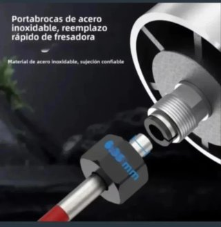 Fresadora Eléctrica Estuche Madera 15 Fresas