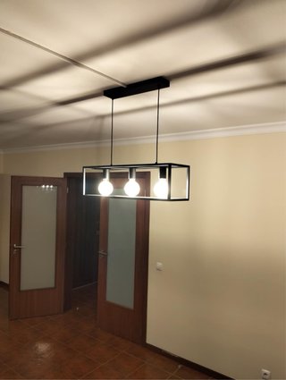 Conjunto de candeeiros sala de jantar e estar