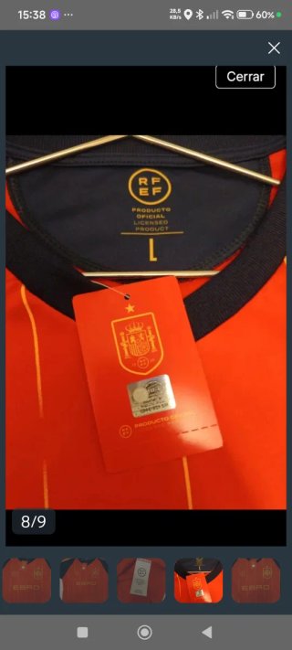 Camiseta España EBRO Oficial Colección L