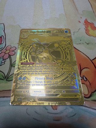 Carta Pokémon Mega-Greninja EX Dorada
