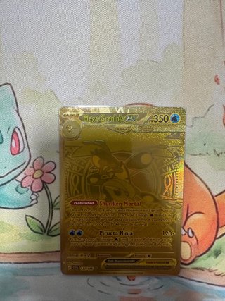 Carta Pokémon Mega-Greninja EX Dorada