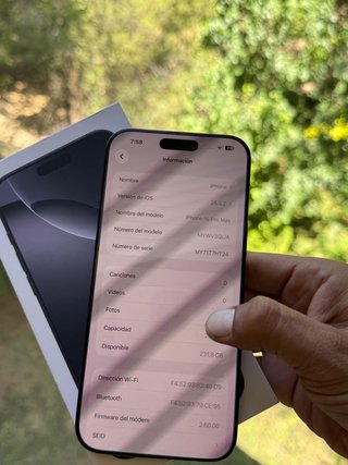iPhone 16 Pro Max 95% Bateria GARANTÍA Y FACTURA