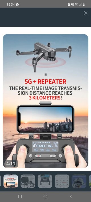 Sjrc F11s Drone PTZ Version 4K HD