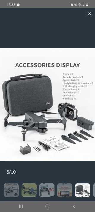 Sjrc F11s Drone PTZ Version 4K HD