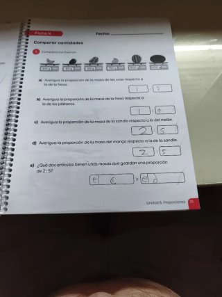 Dos libros de texto, metodología Singapur, 6 prim