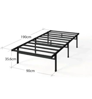 Somier metálico 90x190 cm ZINUS
