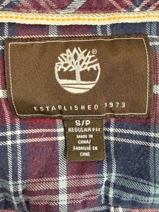 Timberland Camicia Uomo S Regular Quadri Tartan