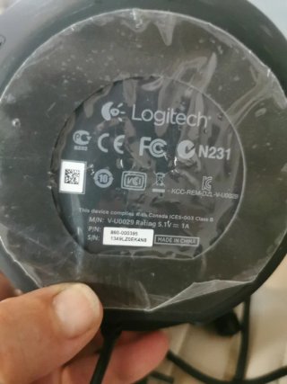 Cámara Web Logitech con Mando