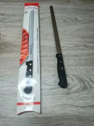 3 Claveles Uniblock Cuchillo, Negro, 30 cm